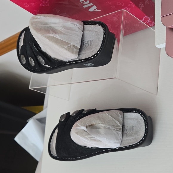 Alegria Julee Black Comfort Sandals Size 9 EU 39 Adjustable Straps - Picture 8 of 13